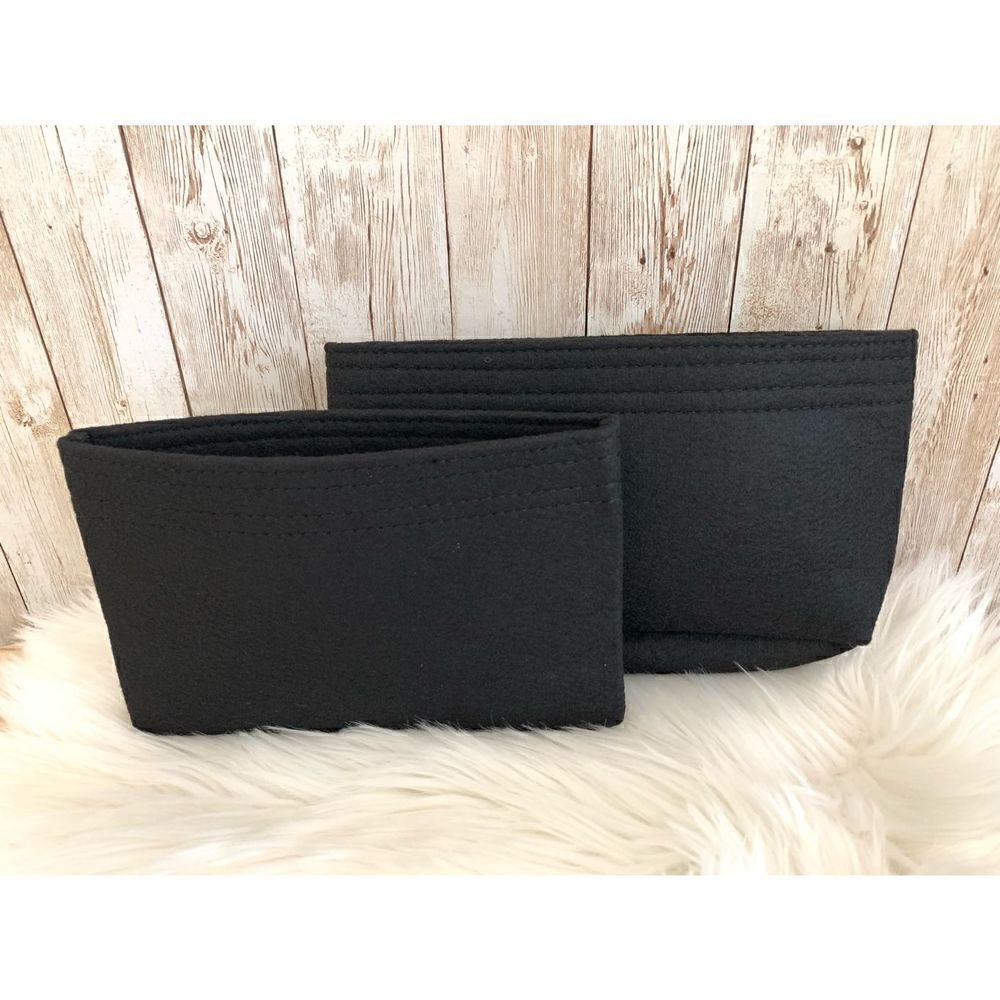 LV Bag Organizer for Pochette Metis (Set of 2) - Premium Felt Black